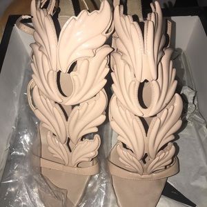 Giuseppe Zanotti Wings Suede High-Heel